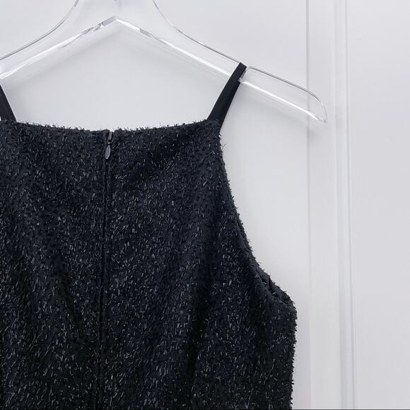 H&M Bodycon Dress Black Metallic Modern - Picture 9 of 16